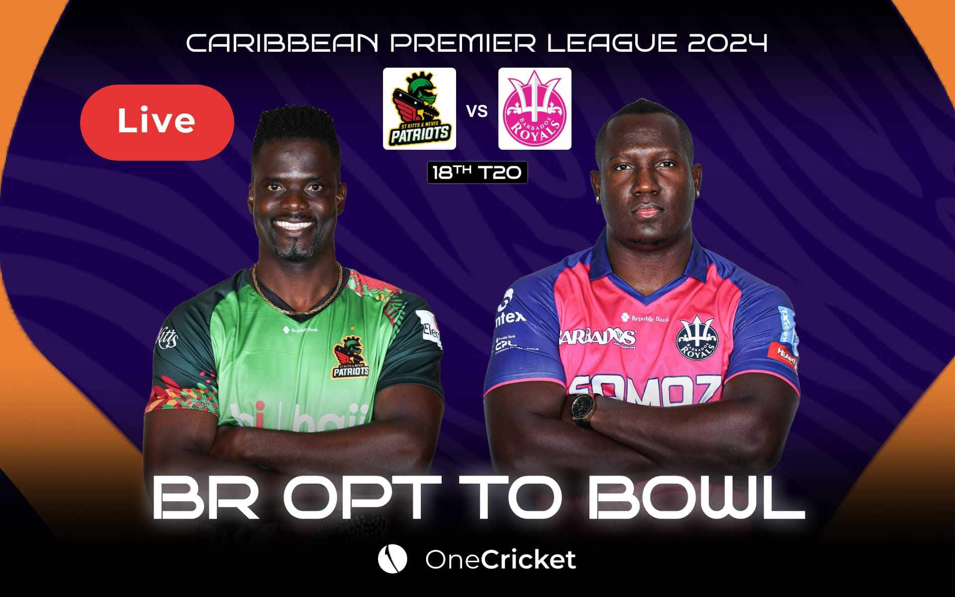 CPL 2024, BR vs SKN, Match 18 Live Score: Match Updates, Highlights And Live Streaming